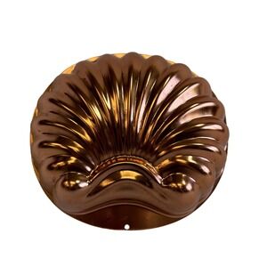 Vintage Wear Ever Copper Mold‎ Shell Design Kitchen Wall Decor Hanging